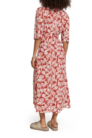 Robe midi - Rouge