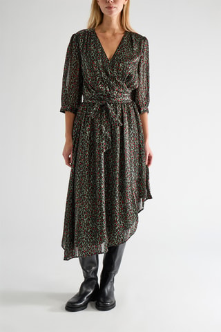 Robe portefeuille - Vert