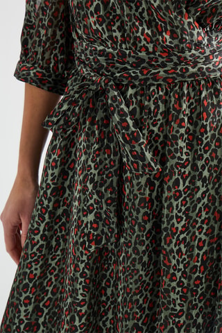 Robe portefeuille - Vert