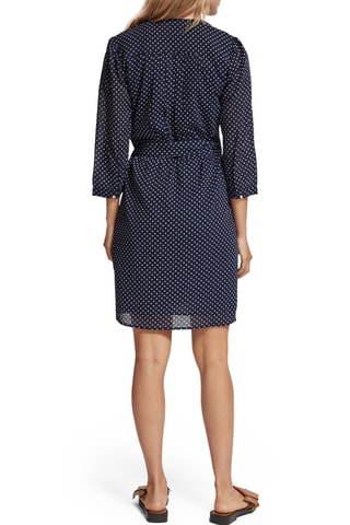 Robe portefeuille - Bleu marine