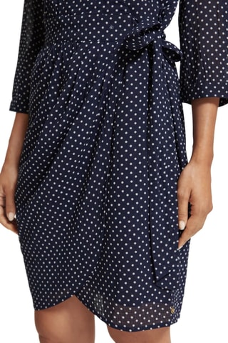 Robe portefeuille - Bleu marine
