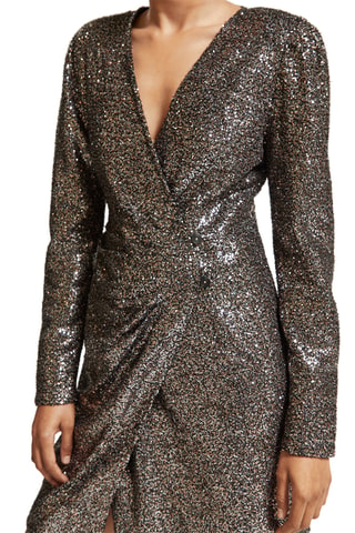 Robe portefeuille - Marron
