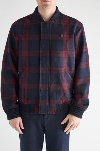 Blouson en laine - Bleu
