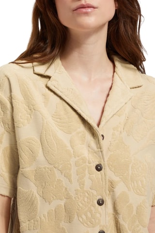 Camisa de algodón orgánico - Beige