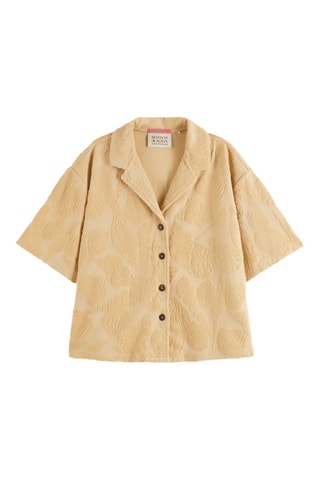 Camisa de algodón orgánico - Beige