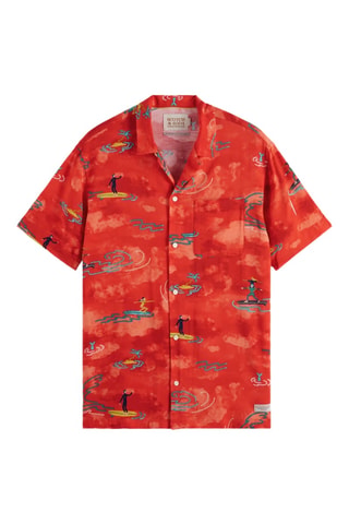 Chemise regular - Rouge