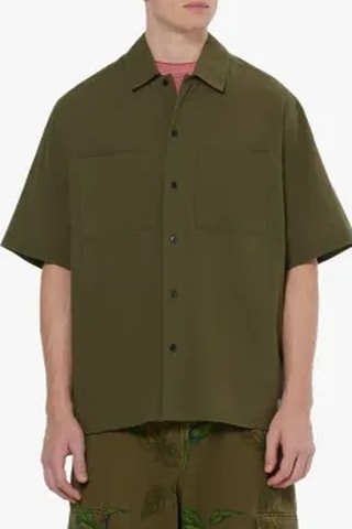 Chemise relaxed - Kaki