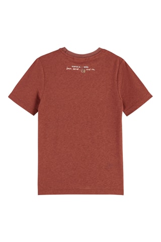 T-shirt en lin - Rouge