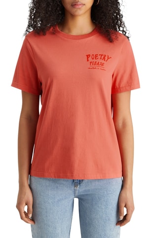 T-shirt regular - Corail