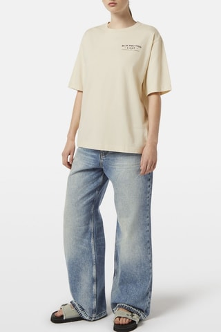 T-shirt loose - Blanc cassé