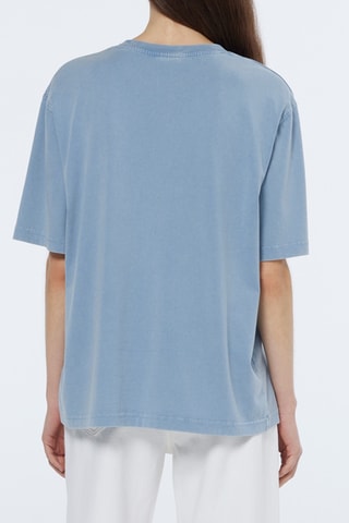 T-shirt loose - Bleu