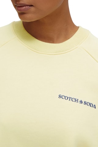 Sweat en coton biologique - Jaune
