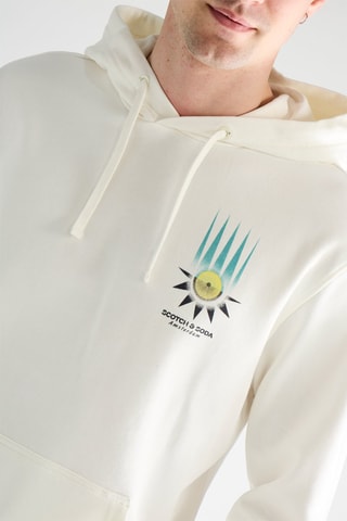 Sweat en coton biologique à - Blanc