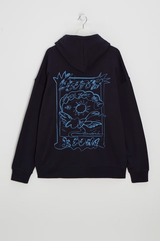 Sweat à capuche - Bleu marine