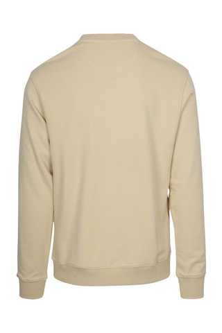 Sweat regular en coton biologique - Beige