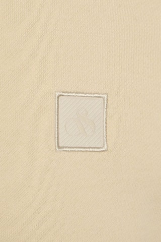 Sweat regular en coton biologique - Beige