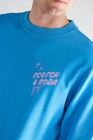 Sweat en coton biologique - Bleu