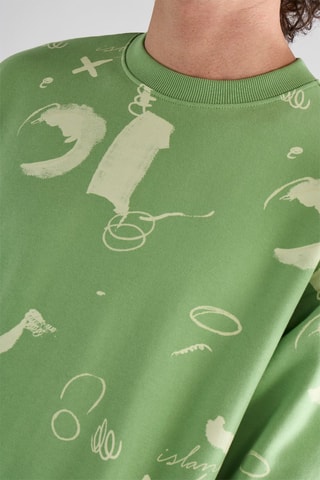 Sweat en coton biologique - Vert