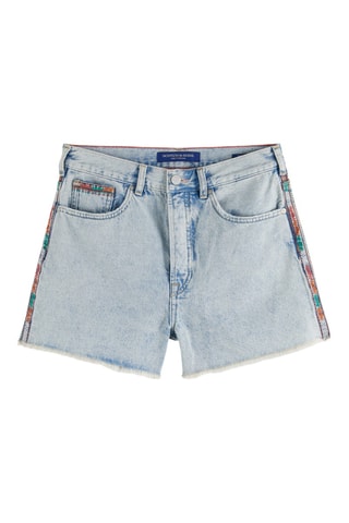 Short relaxed en jean - Bleu