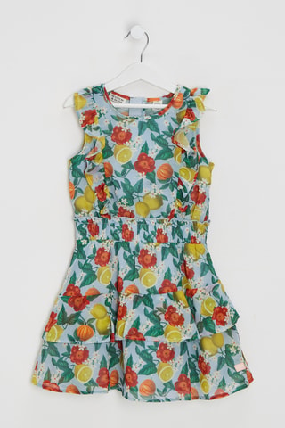 Robe et veste en jean - Bleu marine et vert