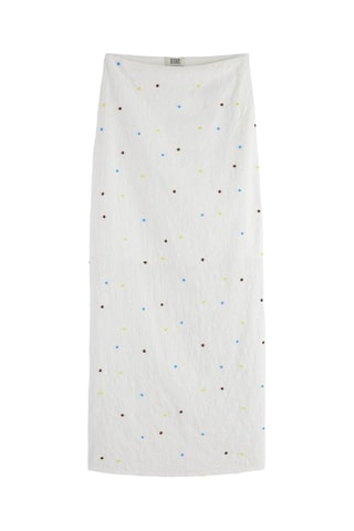 Jupe droite - Blanc