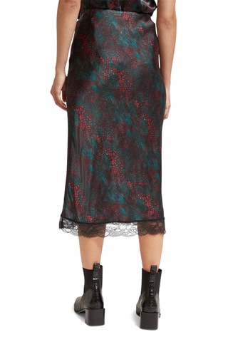 Jupe midi taille haute - Noir