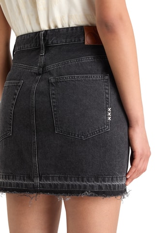 Minijupe en jean - Noir