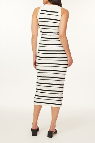 Robe droite sans manches - Blanc