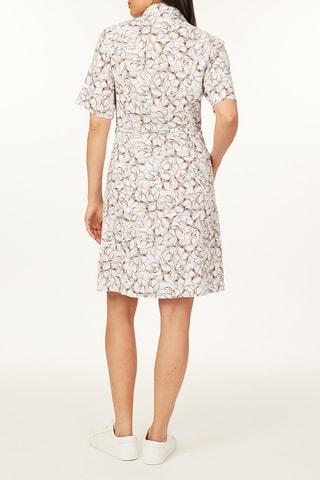 Robe chemise en lin - Blanc