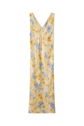 Robe droite sans manches - Jaune