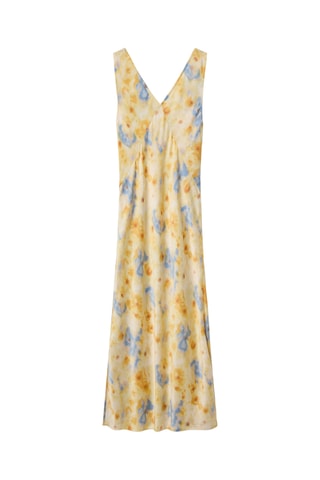 Robe droite sans manches - Jaune