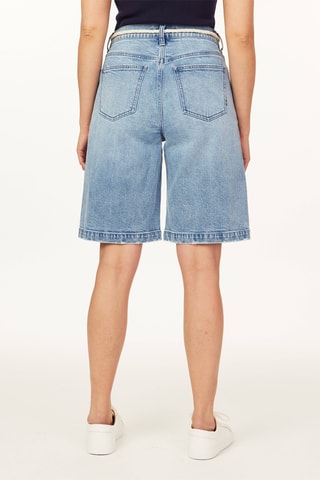 Bermuda boyfriend en jean - Bleu clair
