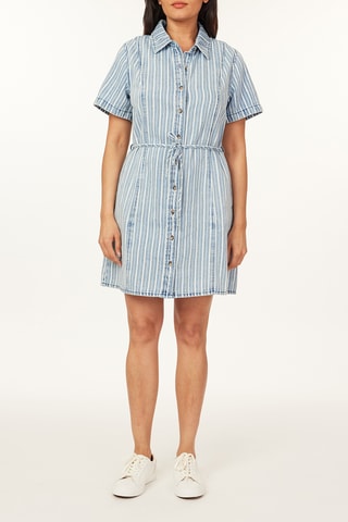 Robe chemise - Bleu