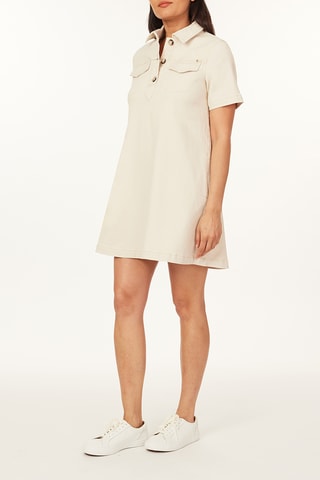 Robe polo - Écru