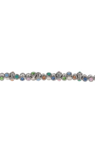 Collier - Plaqué or blanc