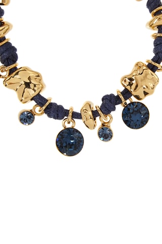 Bracelet - Cuir et plaqué or jaune