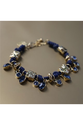 Bracelet - Cuir et plaqué or jaune