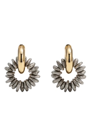 Boucles d'oreilles - Plaqué or jaune et perles d'imitation