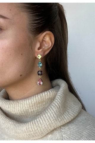 Boucles d'oreilles dorées à l'or jaune