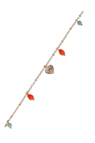 Bracelet - Plaqué or jaune et jade