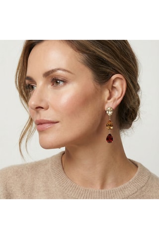 Boucles d'oreilles dorées à l'or jaune