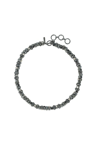 Collier doré à l'or blanc