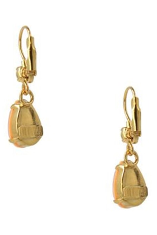Brincos com cristais Swarovski - Folheado a ouro amarelo