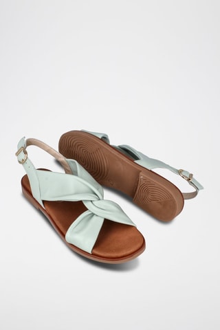 Leren Sandalen Florencia - Groen