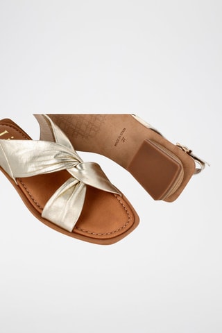 Leren Sandalen Miren - Goudkleurig