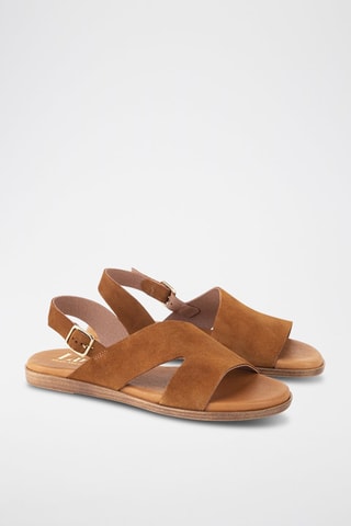 Nubuck Sandalen Menorca - Camel