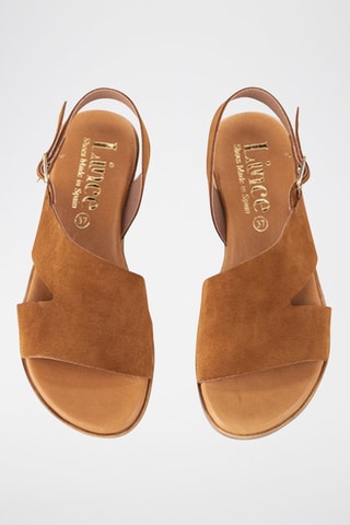 Nubuck Sandalen Menorca - Camel