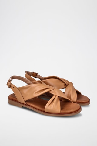 Leren Sandalen Corfu - Camel