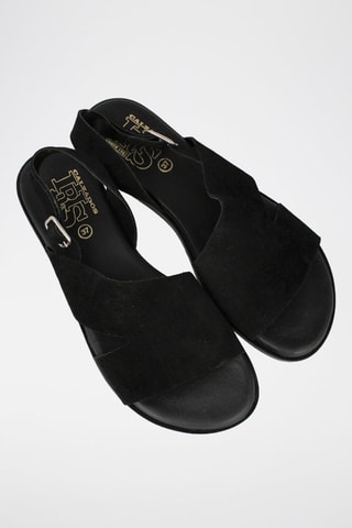 Nubuck Sandalen Menorca - Zwart