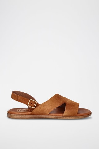 Nubuck Sandalen Menorca - Camel